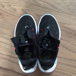 Nike PG 4 smoke grey red blast blue sky basketball sneakers